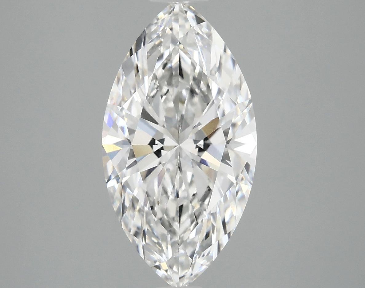2.55 Carat Marquise Shaped Excellent Cut VVS2 IGI Certified Lab Grown Diamond