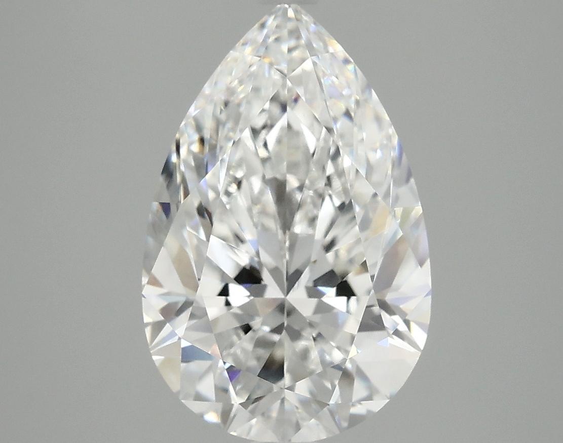 3.8 Carat Pear Shaped Ideal Cut VVS2 IGI Certified Lab Grown Diamond