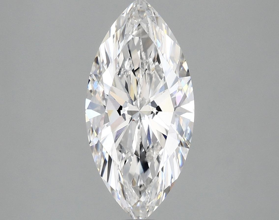 1.98 Carat Marquise Shaped Excellent Cut VVS2 IGI Certified Lab Grown Diamond