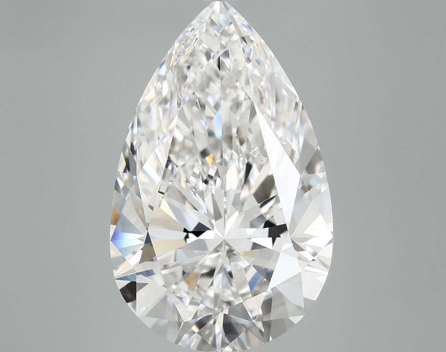 7.15 Carat Pear Shaped Ideal Cut VVS2 IGI Certified Lab Grown Diamond