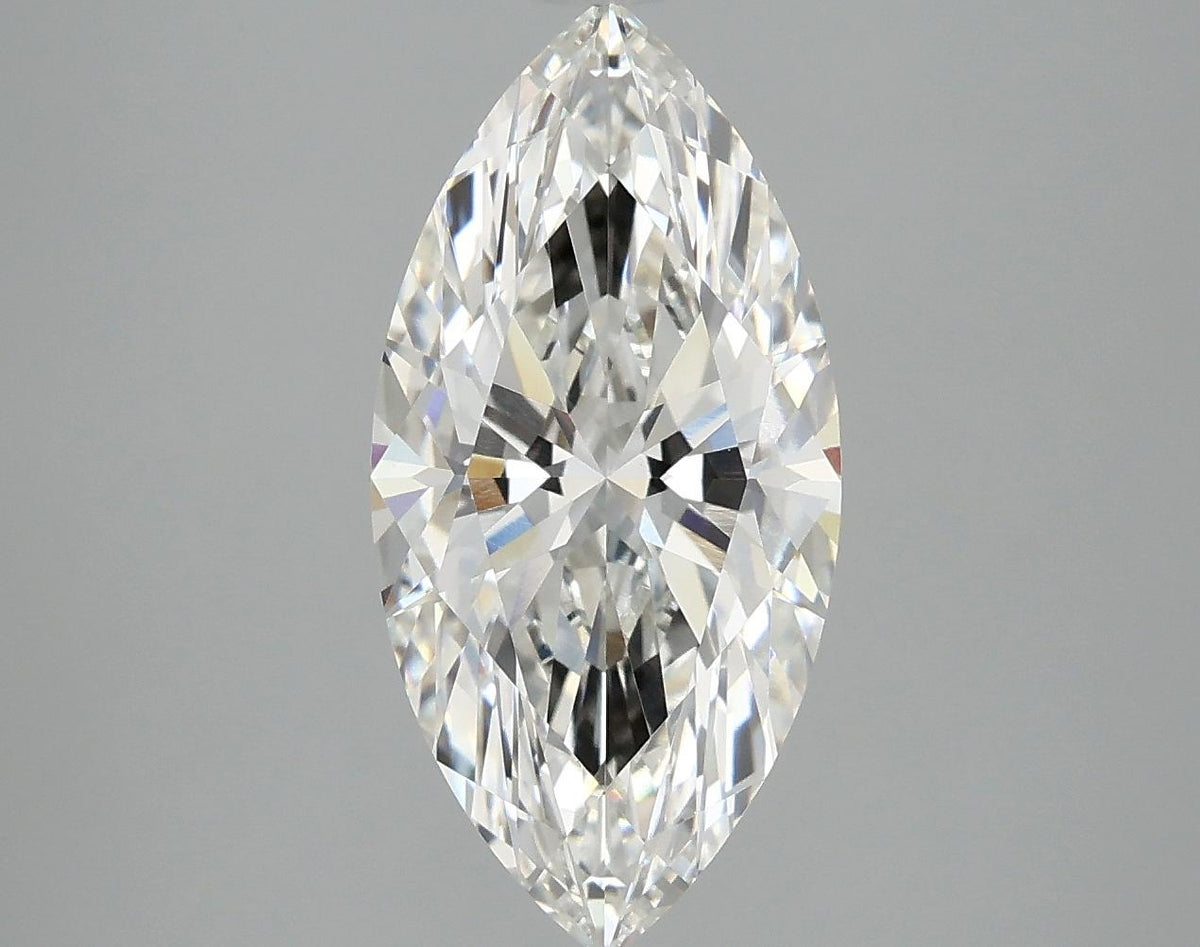 3.09 Carat Marquise Shaped Excellent Cut VVS2 IGI Certified Lab Grown Diamond
