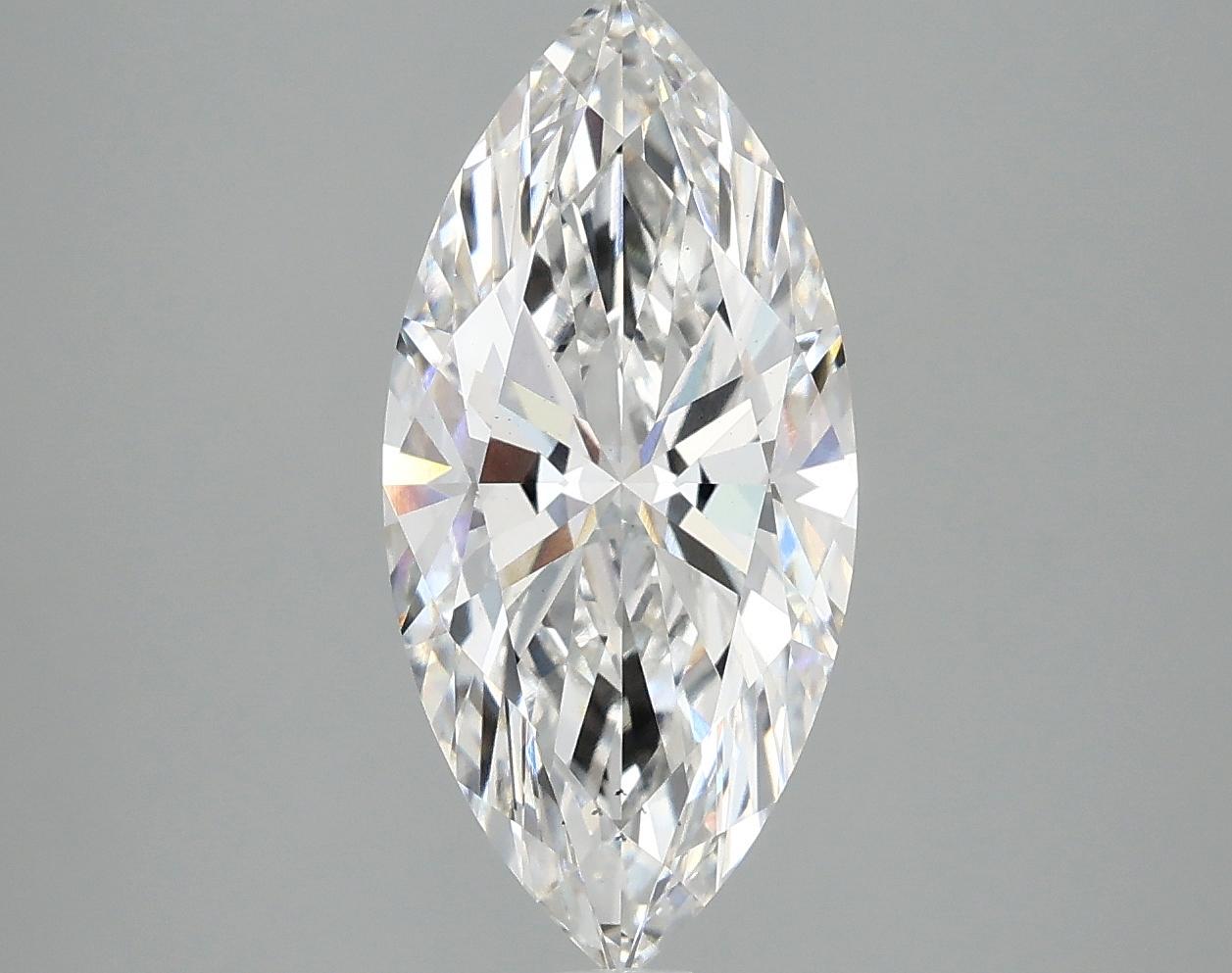 3.0 Carat Marquise Shaped Excellent Cut VS2 IGI Certified Lab Grown Diamond