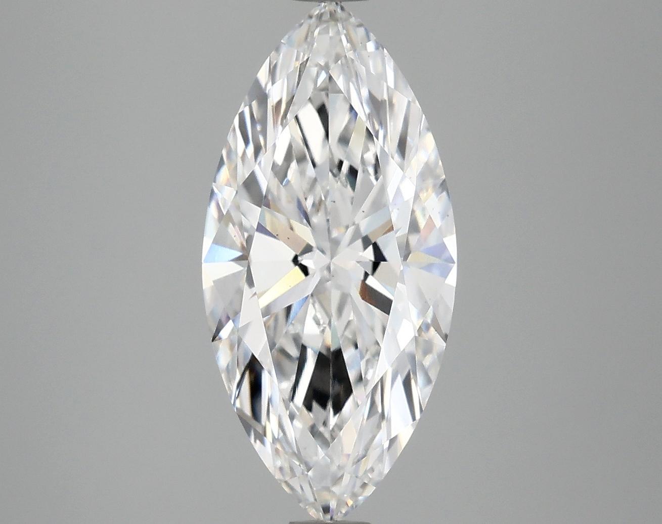 3.0 Carat Marquise Shaped Excellent Cut VS2 IGI Certified Lab Grown Diamond