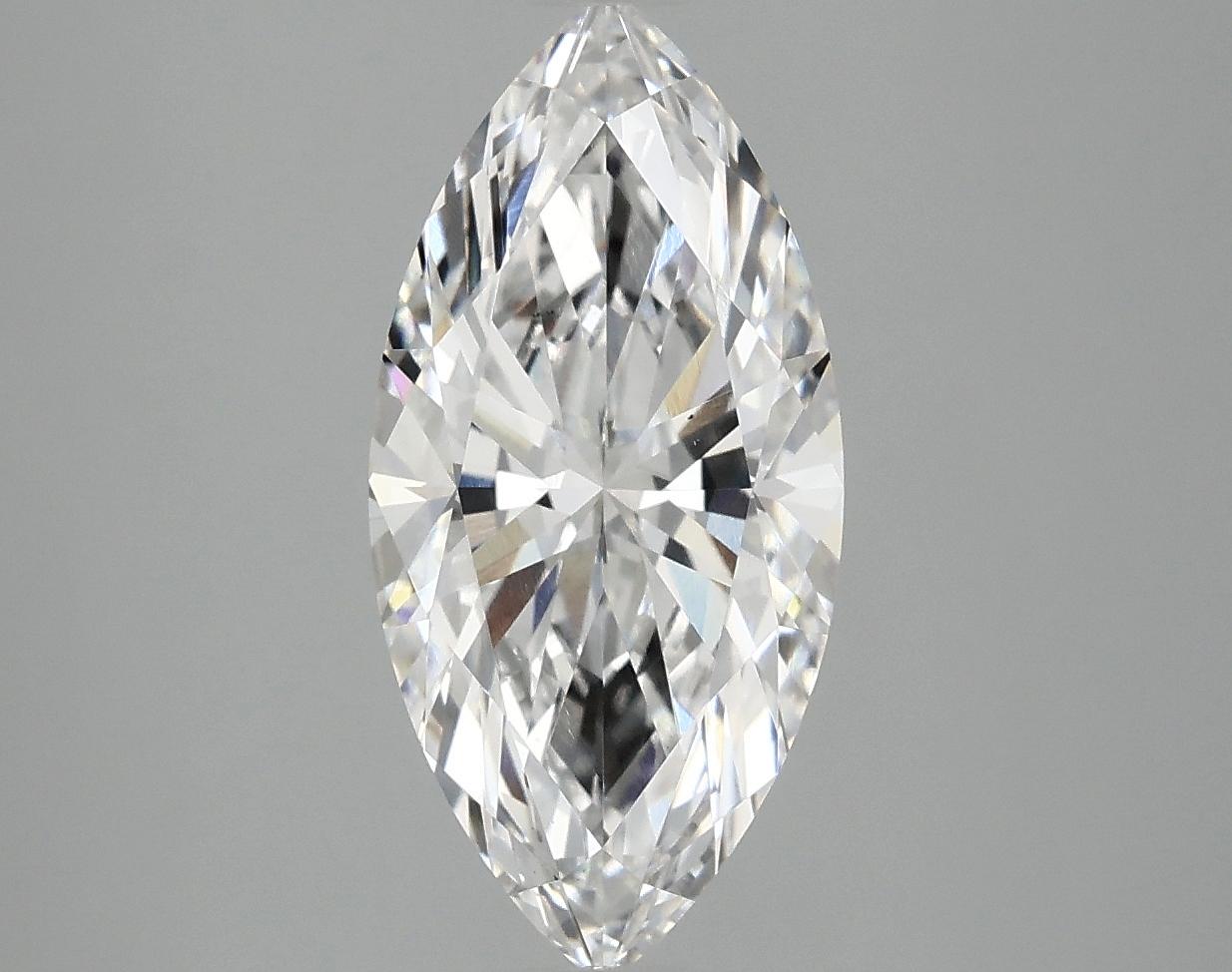 2.52 Carat Marquise Shaped Excellent Cut VS1 IGI Certified Lab Grown Diamond