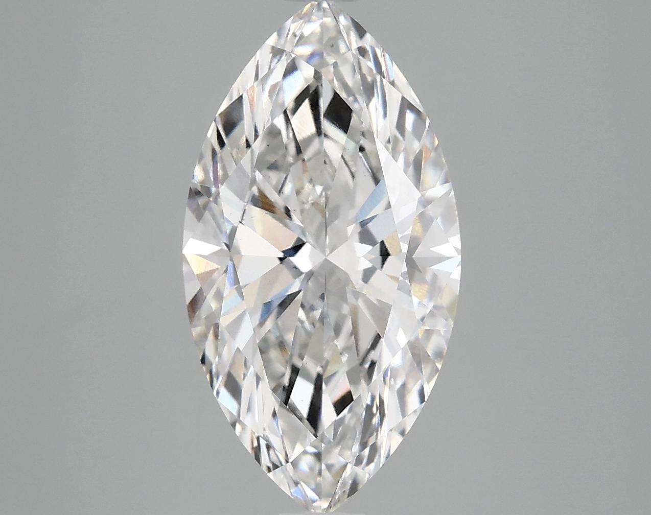 3.44 Carat Marquise Shaped Excellent Cut VS1 IGI Certified Lab Grown Diamond