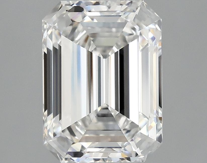 3.06 Carat Emerald Shaped Excellent Cut VVS2 IGI Certified Lab Grown Diamond