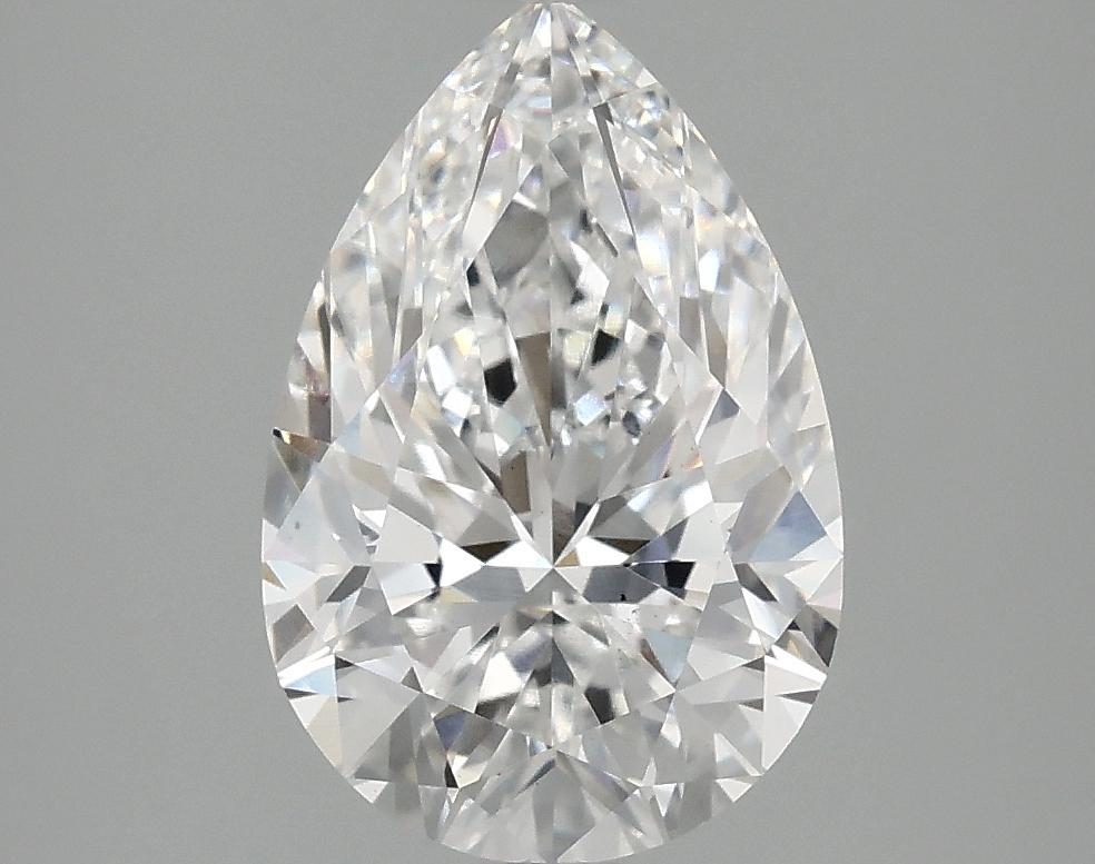 2.57 Carat Pear Shaped Excellent Cut VS1 IGI Certified Lab Grown Diamond