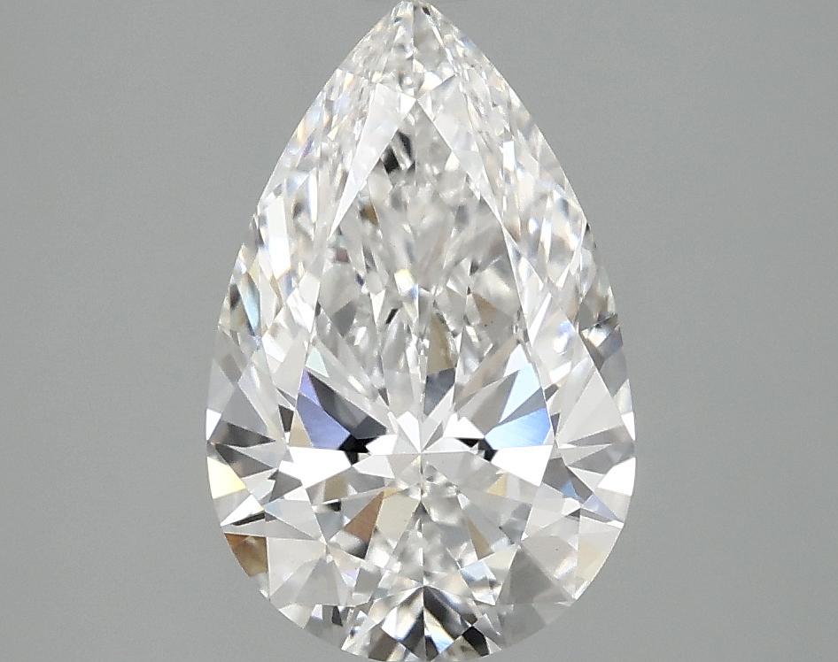 2.01 Carat Pear Shaped Ideal Cut VVS2 IGI Certified Lab Grown Diamond
