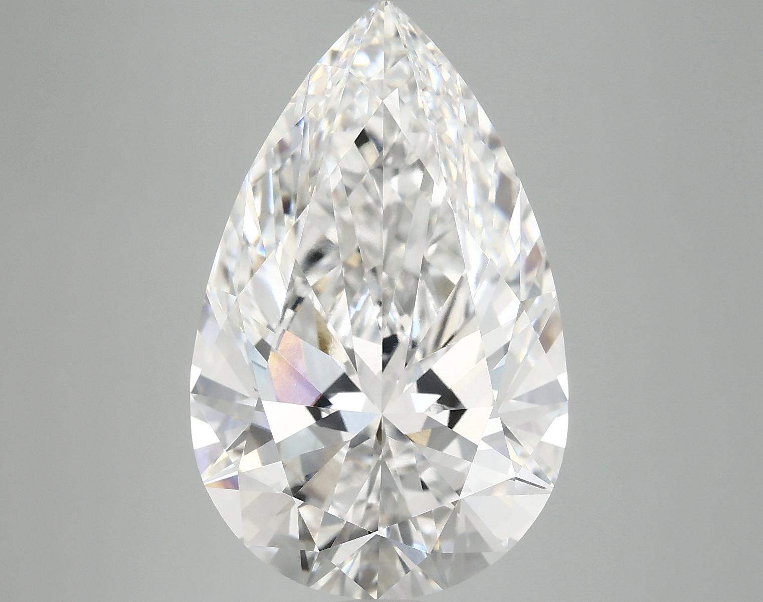 7.55 Carat Pear Shaped Ideal Cut VVS2 IGI Certified Lab Grown Diamond