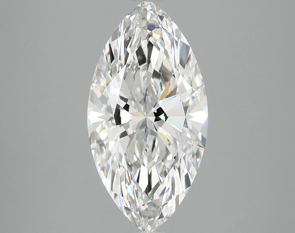 3.09 Carat Marquise Shaped Ideal Cut VVS2 IGI Certified Lab Grown Diamond