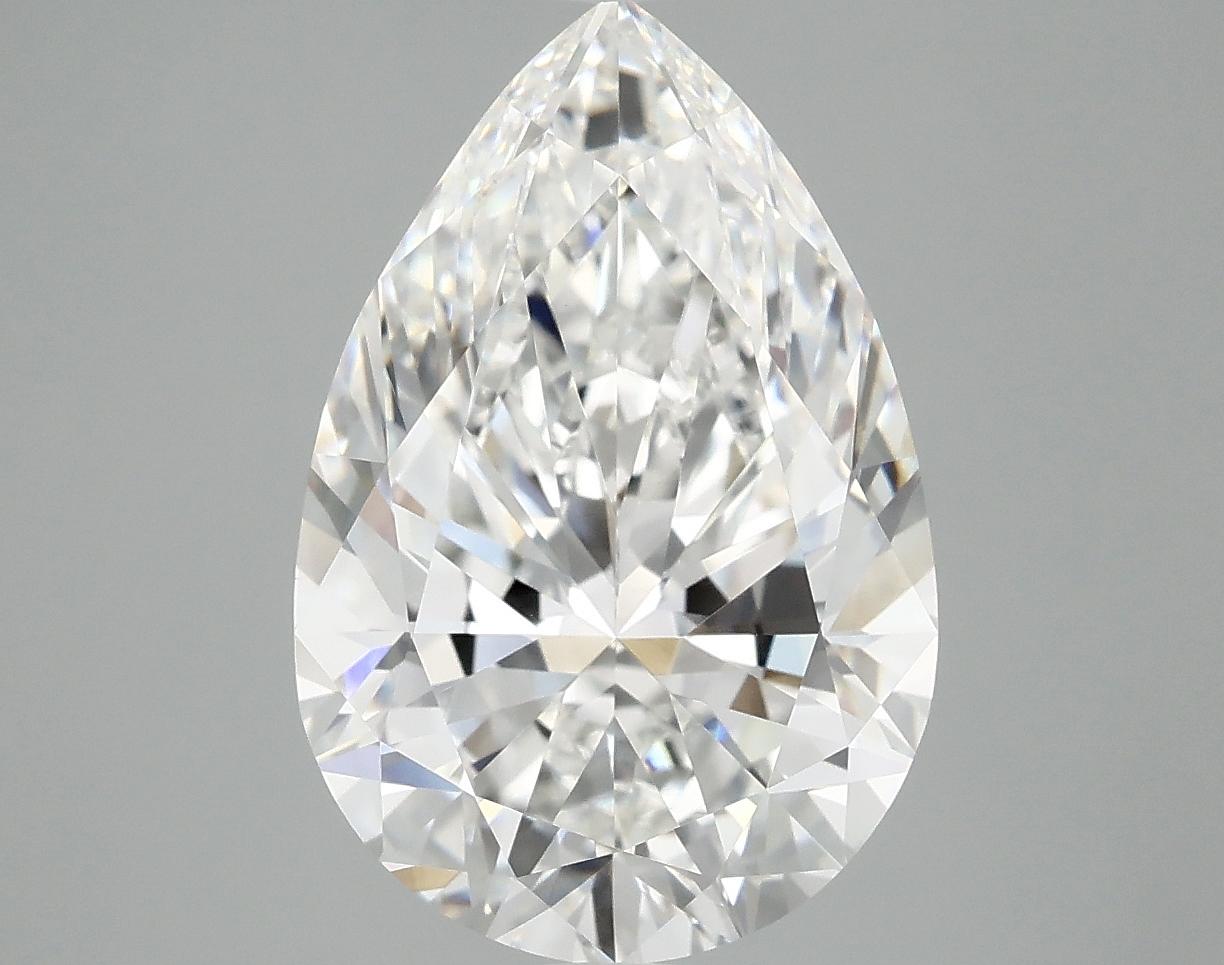 5.0 Carat Pear Shaped Excellent Cut VVS2 IGI Certified Lab Grown Diamond