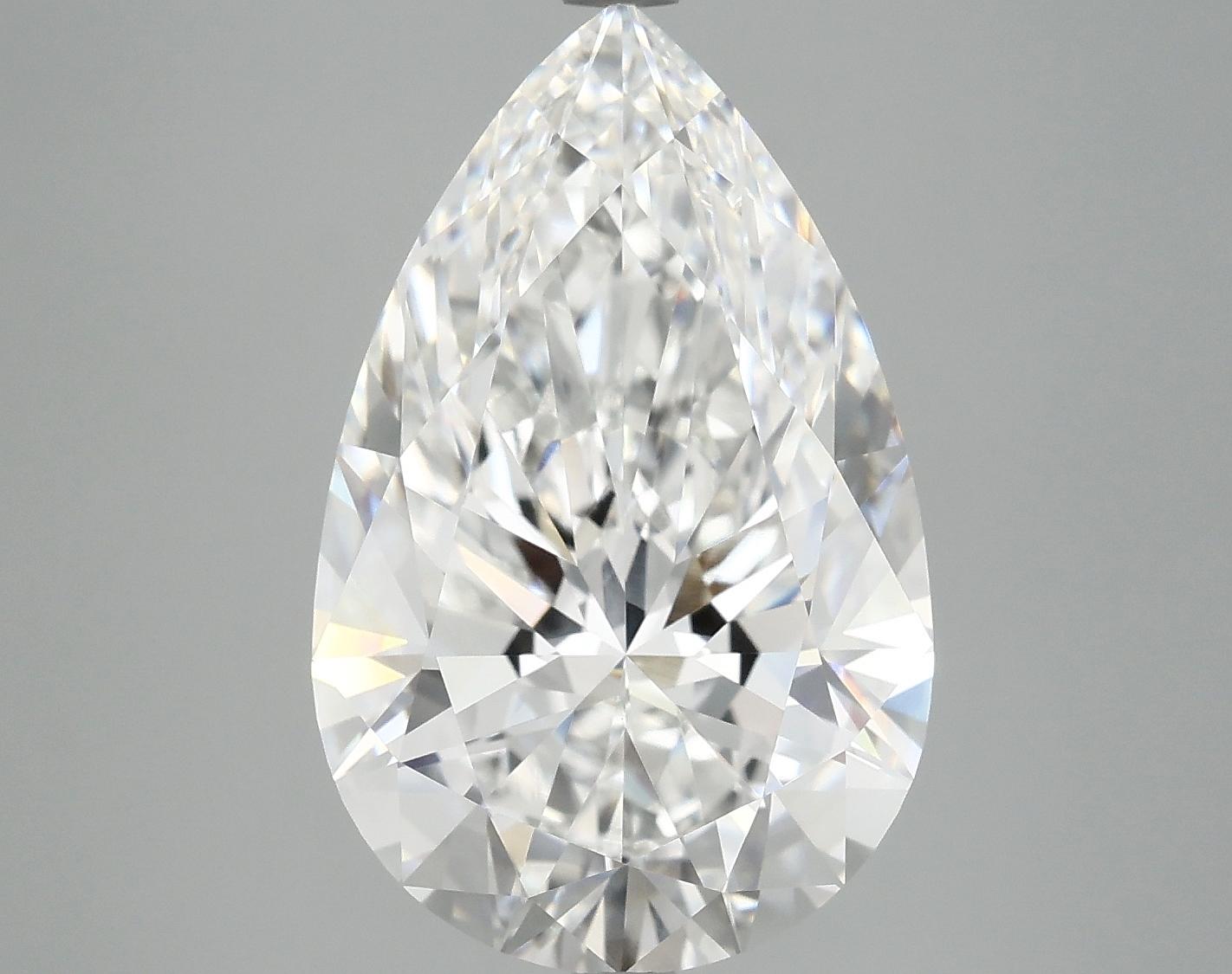 7.15 Carat Pear Shaped Ideal Cut VVS2 IGI Certified Lab Grown Diamond