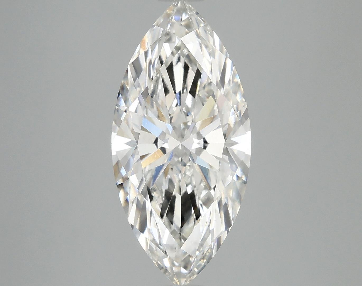 3.41 Carat Marquise Shaped Excellent Cut VS1 IGI Certified Lab Grown Diamond