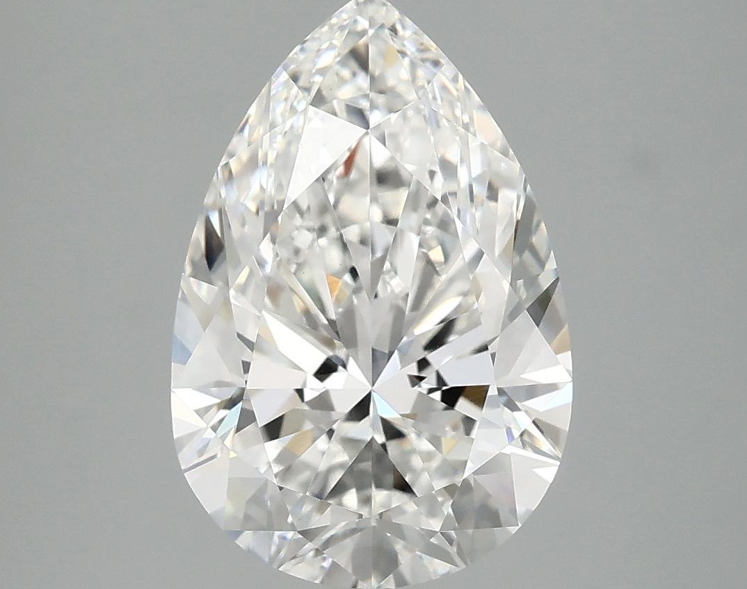 3.48 Carat Pear Shaped Excellent Cut VVS2 IGI Certified Lab Grown Diamond