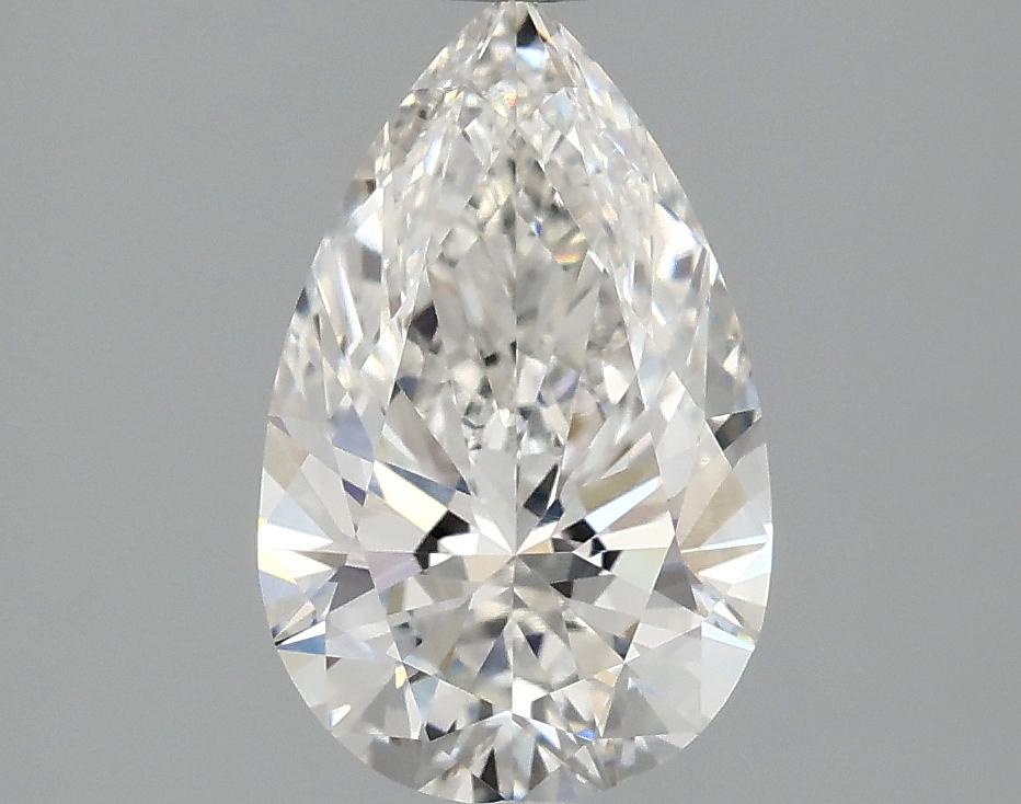 1.57 Carat Pear Shaped Ideal Cut VVS2 IGI Certified Lab Grown Diamond