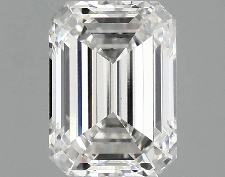 2.09 Carat Emerald Shaped Excellent Cut VVS2 IGI Certified Lab Grown Diamond