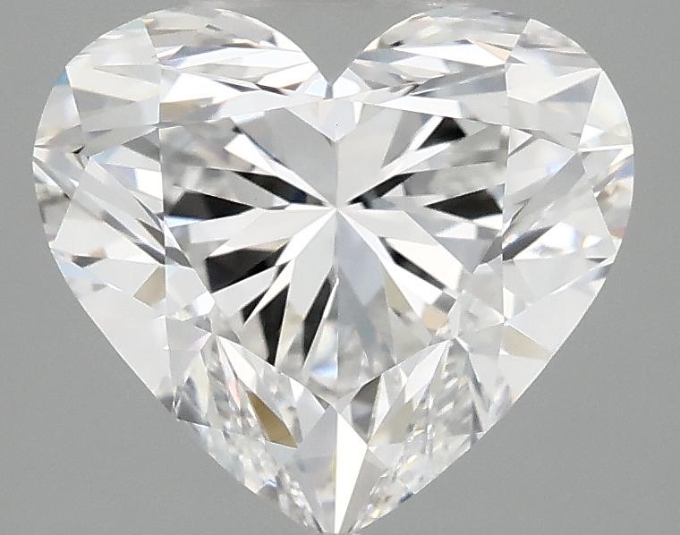 2.52 Carat Heart Shaped Ideal Cut VVS2 IGI Certified Lab Grown Diamond