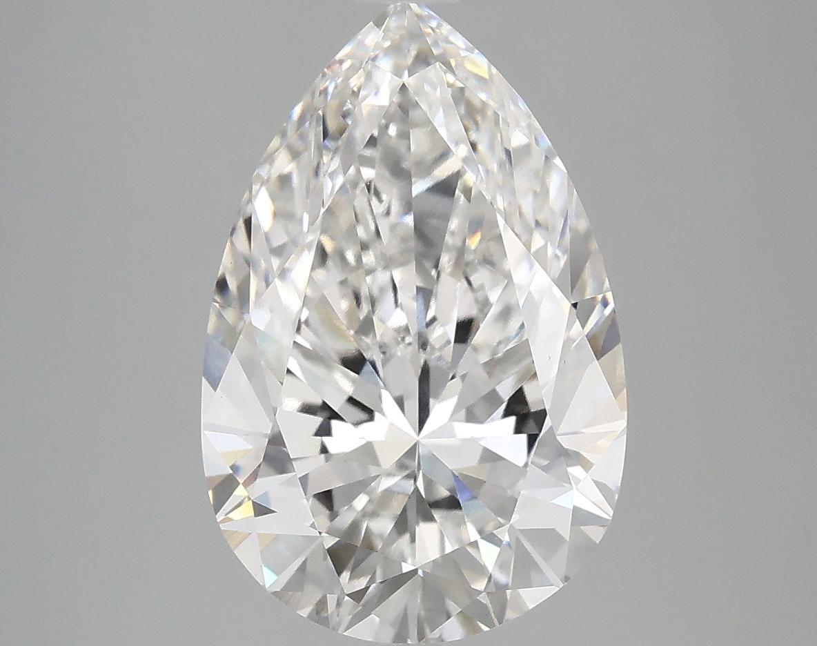 4.04 Carat Pear Shaped Excellent Cut VS1 IGI Certified Lab Grown Diamond