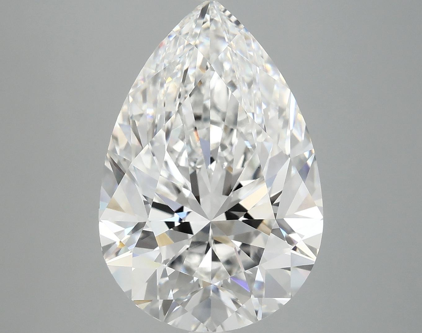 7.13 Carat Pear Shaped Excellent Cut VVS2 IGI Certified Lab Grown Diamond