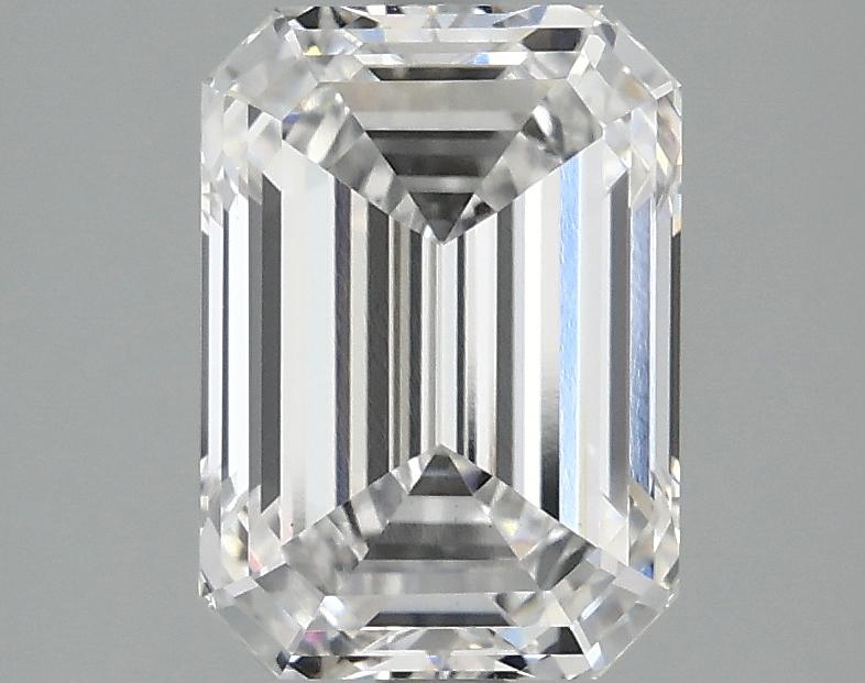 2.51 Carat Emerald Shaped Ideal Cut VVS2 IGI Certified Lab Grown Diamond