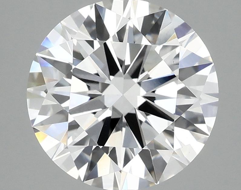 3.08 Carat Round Shaped Ideal Cut VVS2 IGI Certified Lab Grown Diamond