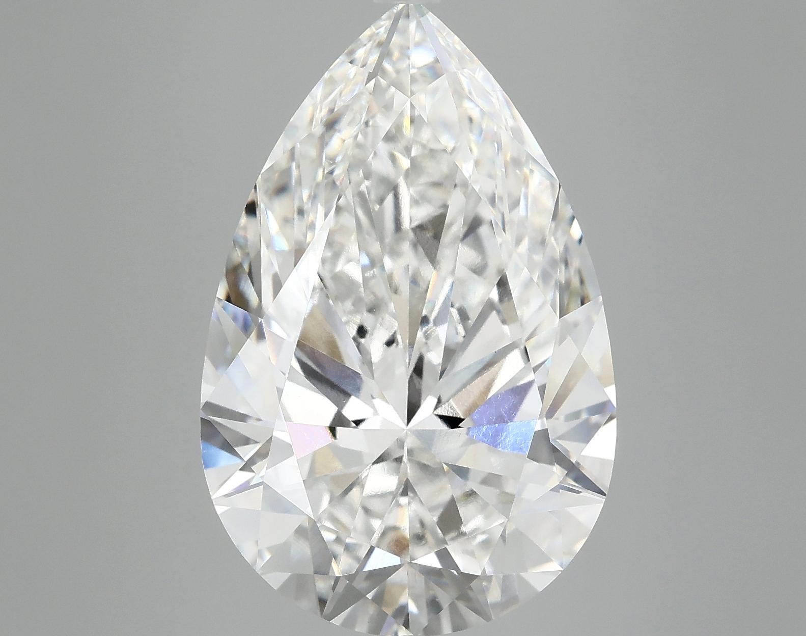 10.0 Carat Pear Shaped Excellent Cut VVS2 IGI Certified Lab Grown Diamond