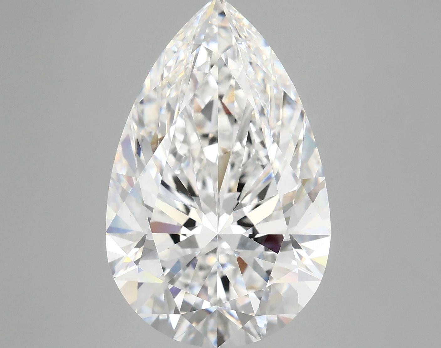 7.18 Carat Pear Shaped Ideal Cut VS1 IGI Certified Lab Grown Diamond