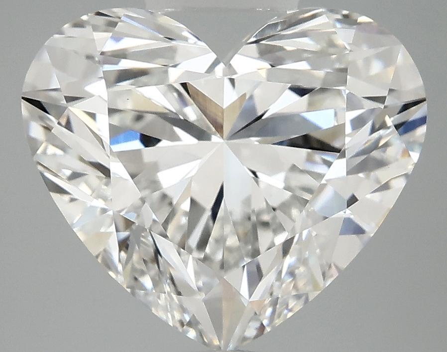 5.02 Carat Heart Shaped Ideal Cut VVS2 IGI Certified Lab Grown Diamond