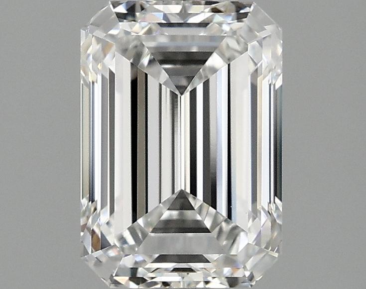 2.01 Carat Emerald Shaped Ideal Cut VVS2 IGI Certified Lab Grown Diamond