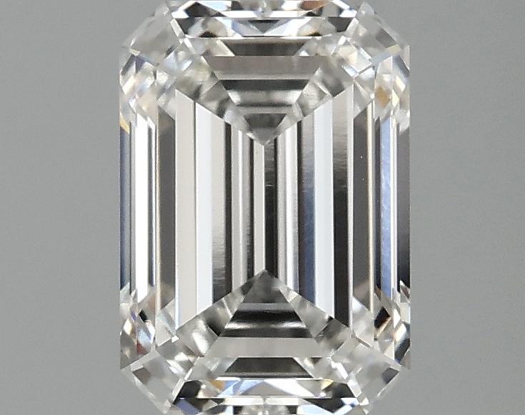2.1 Carat Emerald Shaped Ideal Cut VVS2 IGI Certified Lab Grown Diamond