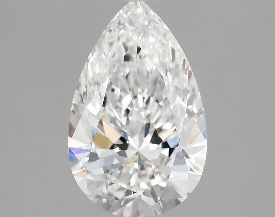 1.37 Carat Pear Shaped Ideal Cut VVS2 IGI Certified Lab Grown Diamond