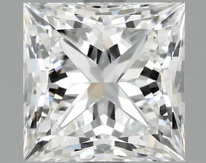 2.09 Carat Princess Shaped Ideal Cut VVS2 IGI Certified Lab Grown Diamond
