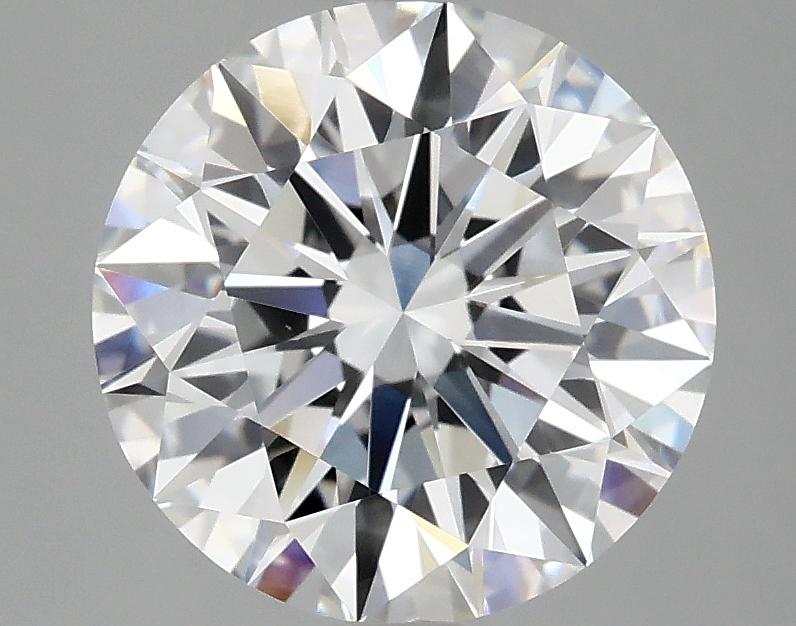 3.07 Carat Round Shaped Excellent Cut VVS2 IGI Certified Lab Grown Diamond
