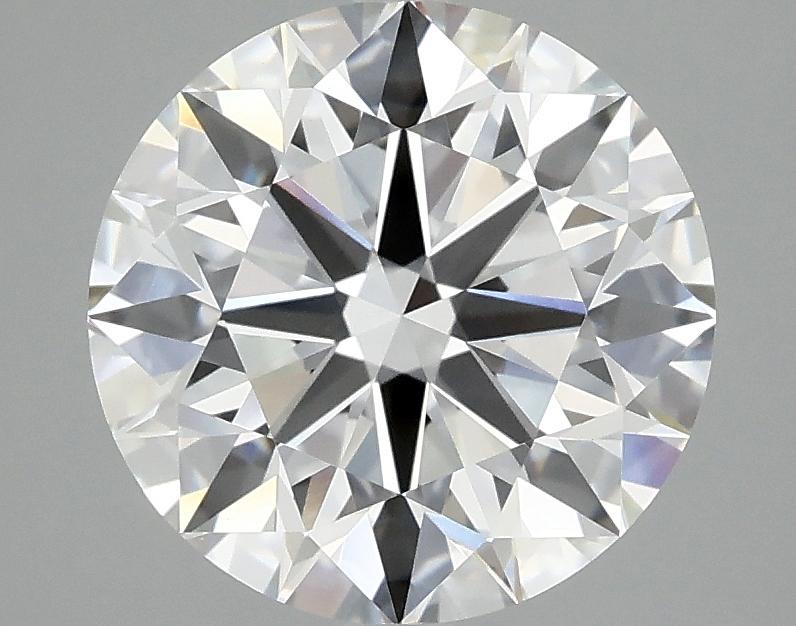 3.07 Carat Round Shaped Excellent Cut VVS2 IGI Certified Lab Grown Diamond