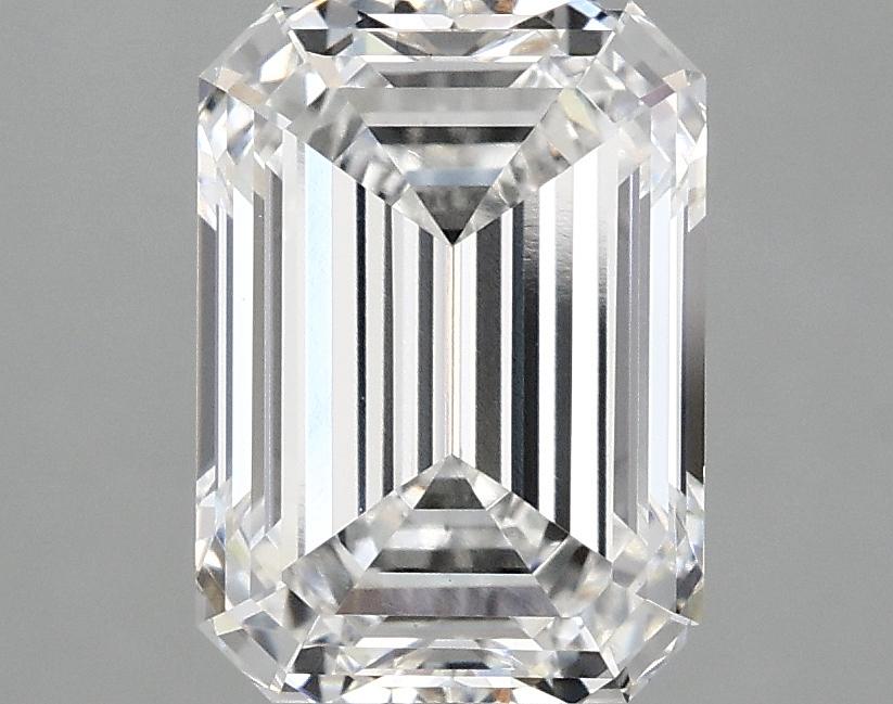 3.06 Carat Emerald Shaped Excellent Cut VVS2 IGI Certified Lab Grown Diamond
