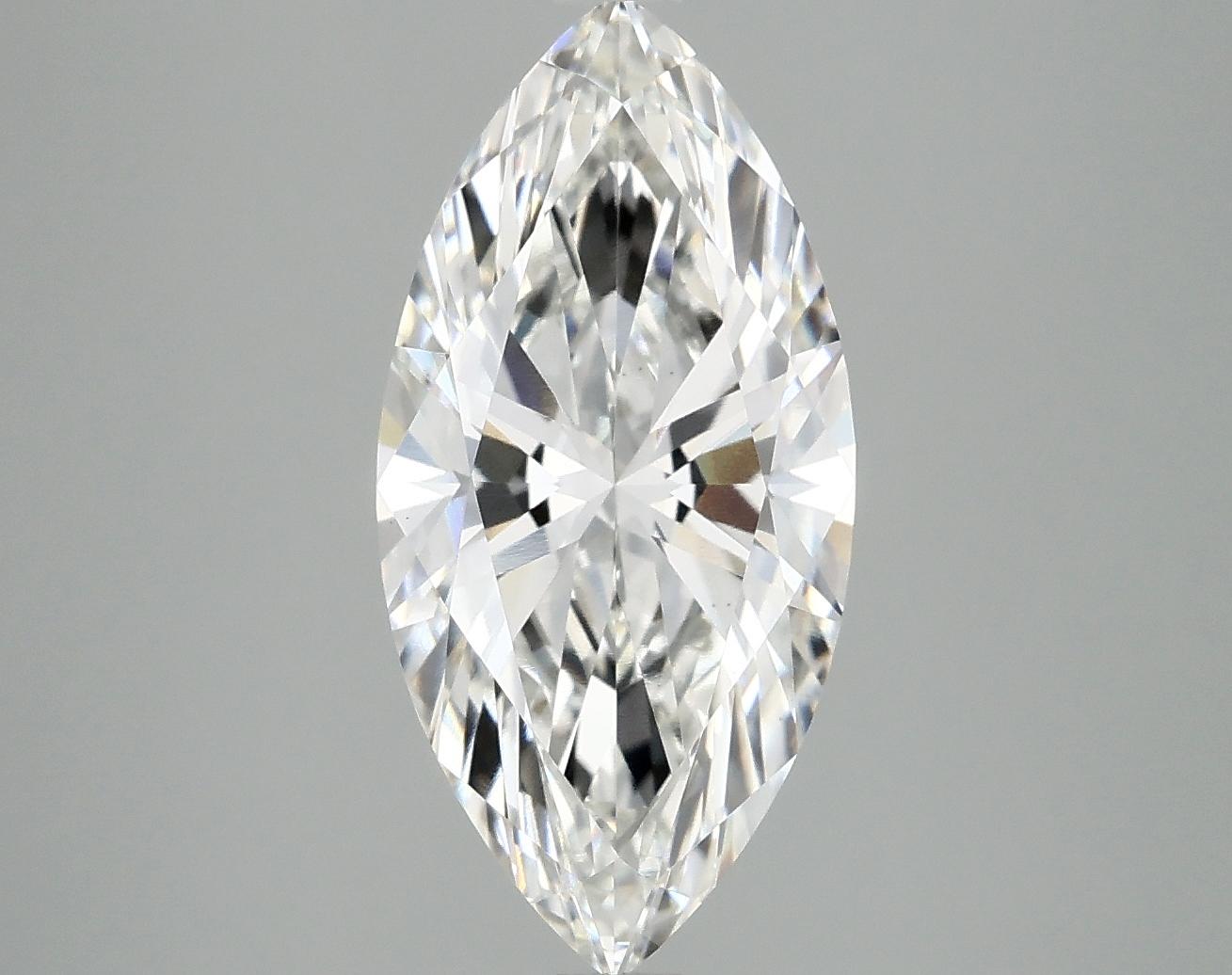 3.32 Carat Marquise Shaped Excellent Cut VS1 IGI Certified Lab Grown Diamond