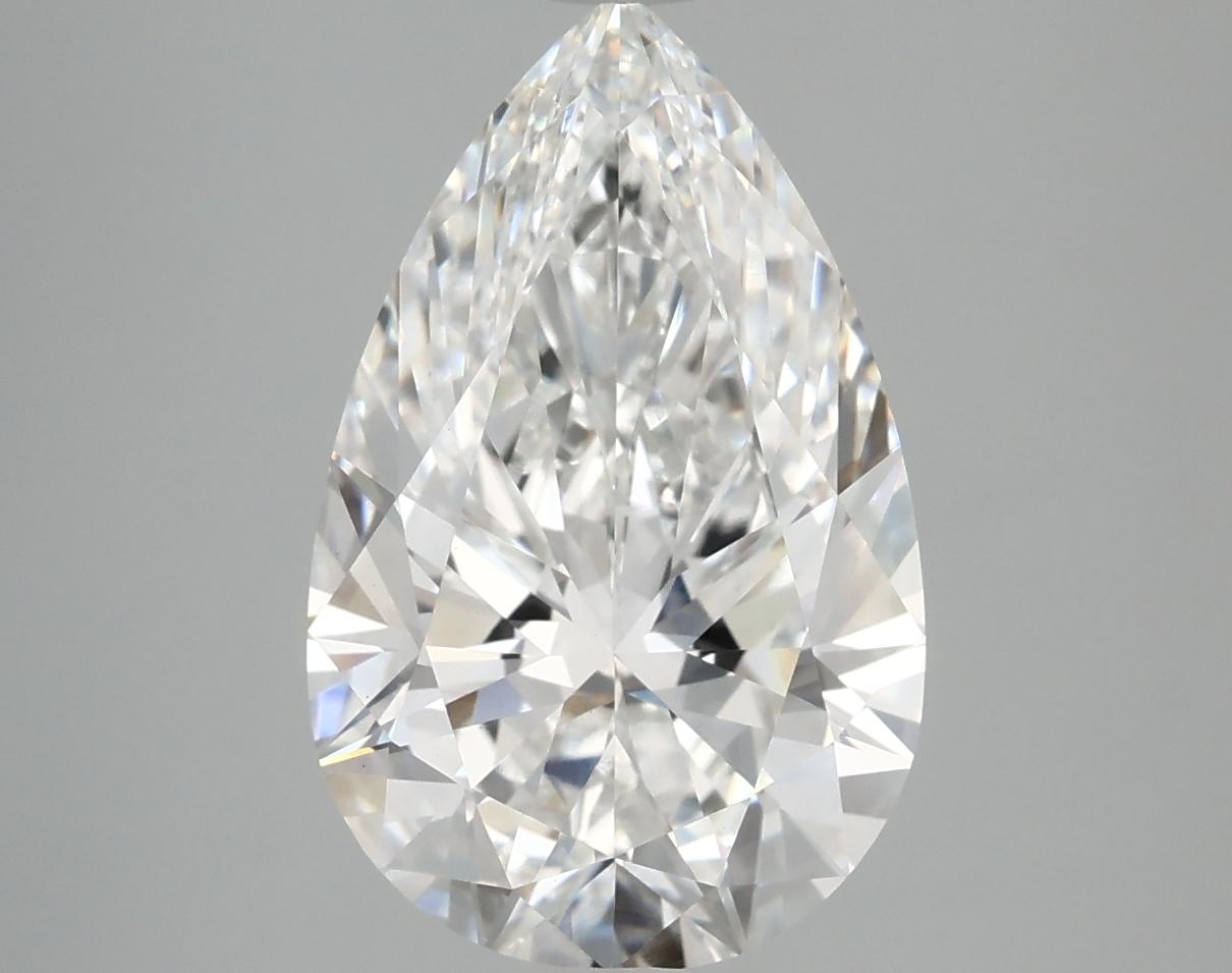 4.01 Carat Pear Shaped Ideal Cut VVS2 IGI Certified Lab Grown Diamond