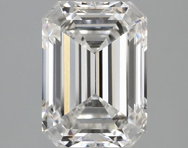 2.09 Carat Emerald Shaped Excellent Cut VVS2 IGI Certified Lab Grown Diamond