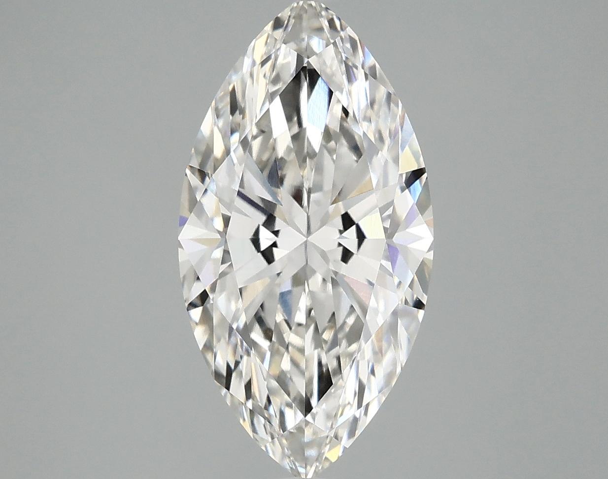 3.04 Carat Marquise Shaped Ideal Cut VVS2 IGI Certified Lab Grown Diamond