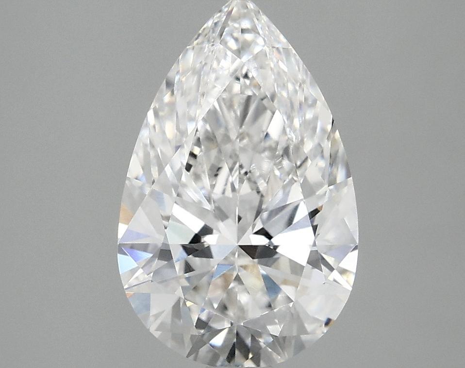 2.03 Carat Pear Shaped Ideal Cut VVS2 IGI Certified Lab Grown Diamond