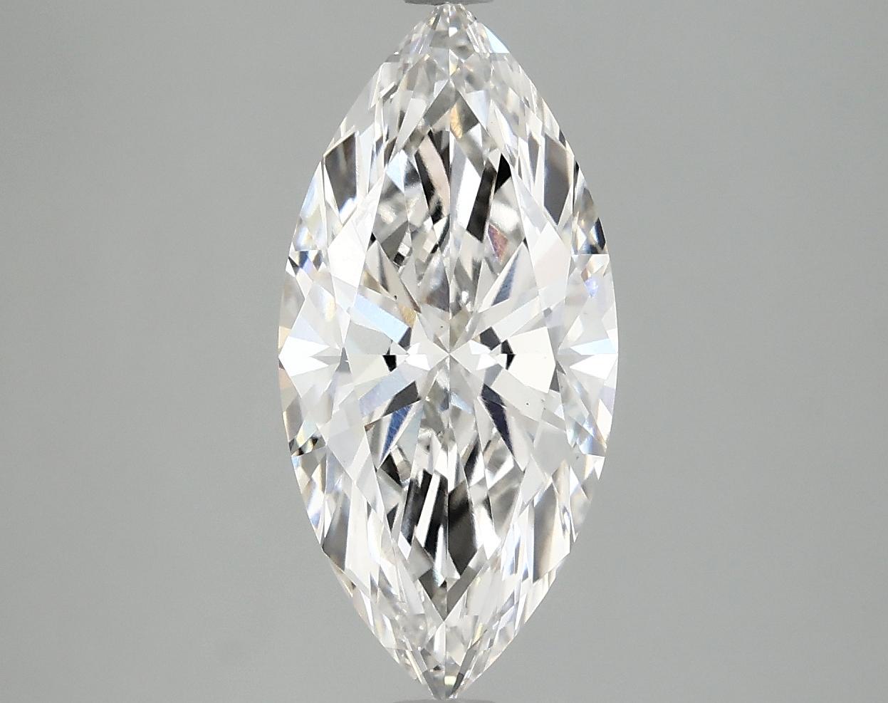 2.5 Carat Marquise Shaped Excellent Cut VS1 IGI Certified Lab Grown Diamond