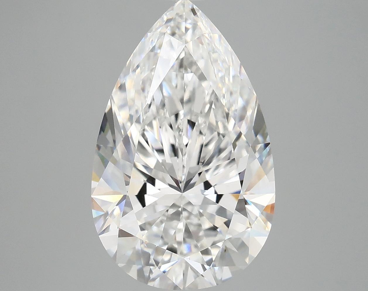 5.01 Carat Pear Shaped Ideal Cut VVS2 IGI Certified Lab Grown Diamond