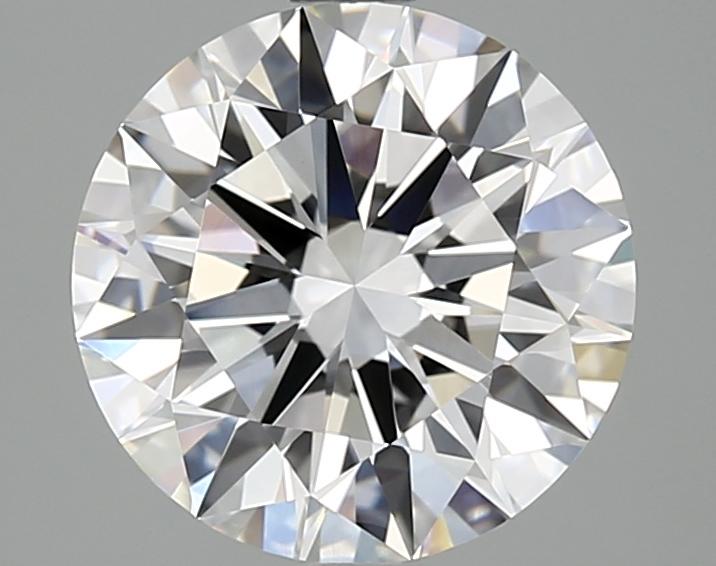 3.08 Carat Round Shaped Excellent Cut VVS2 IGI Certified Lab Grown Diamond