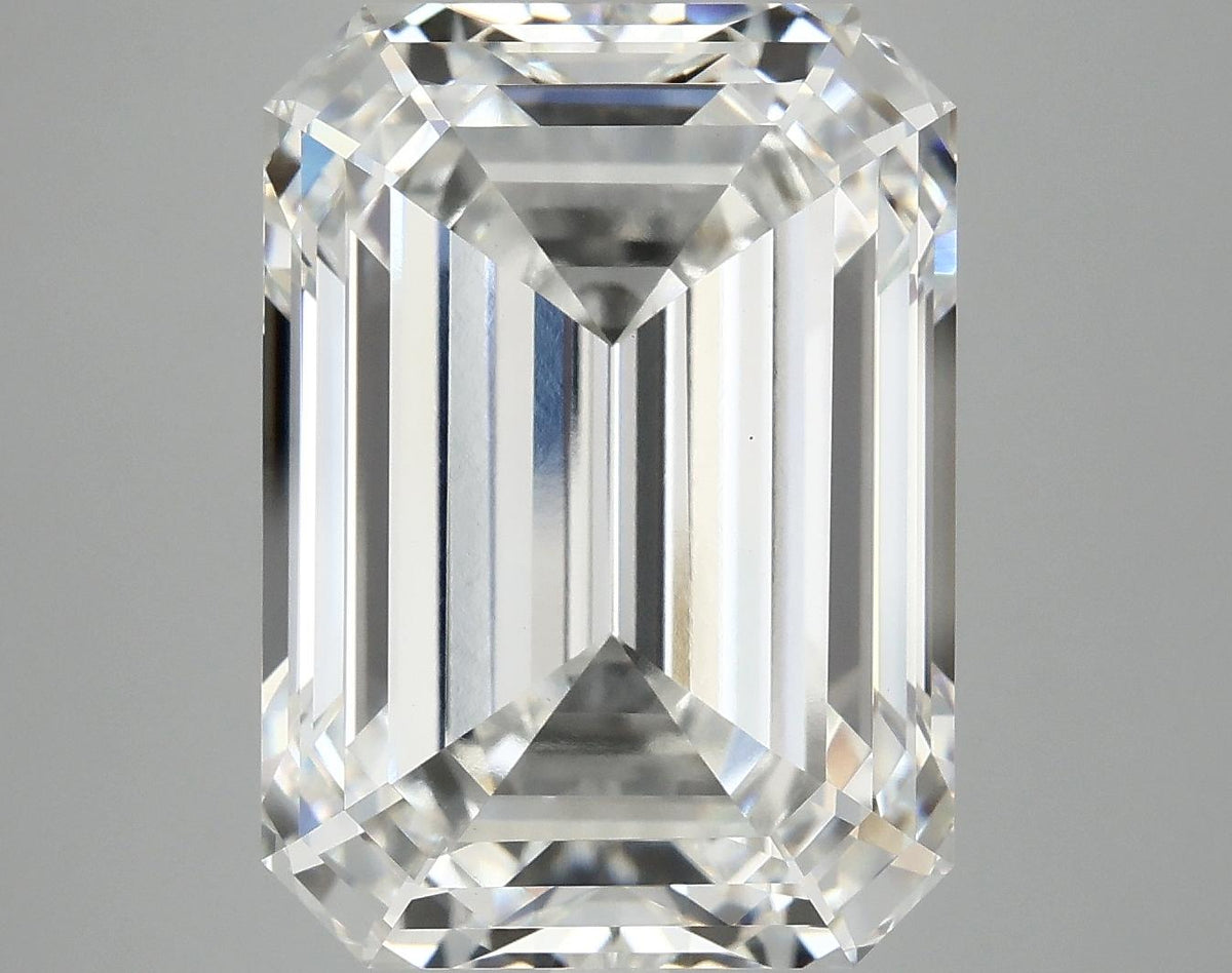 12.51 Carat Emerald Shaped Ideal Cut VVS2 IGI Certified Lab Grown Diamond