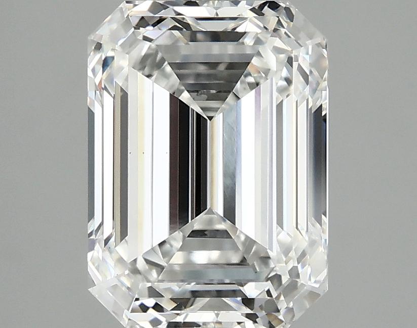 3.04 Carat Emerald Shaped Excellent Cut VVS2 IGI Certified Lab Grown Diamond