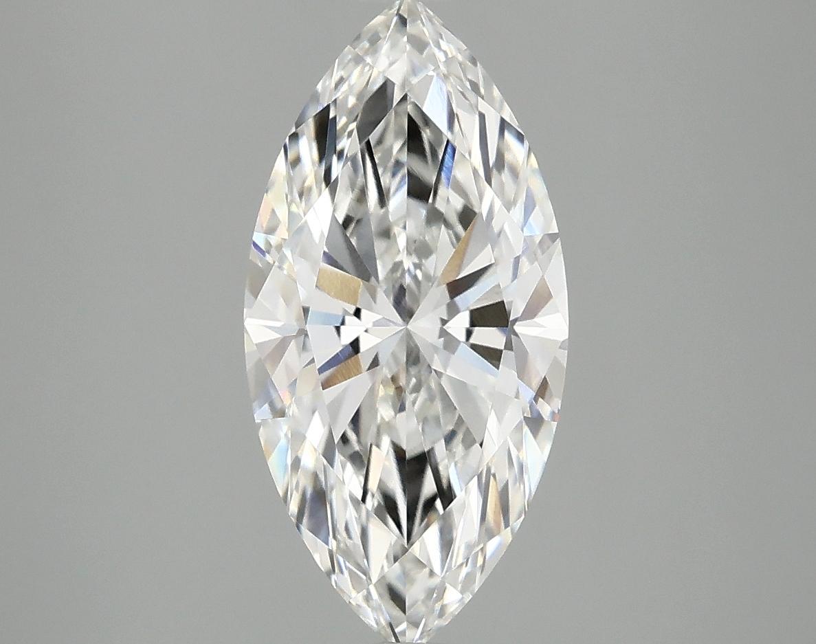 2.58 Carat Marquise Shaped Ideal Cut VVS2 IGI Certified Lab Grown Diamond