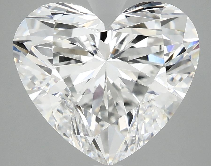 5.09 Carat Heart Shaped Ideal Cut VVS2 IGI Certified Lab Grown Diamond