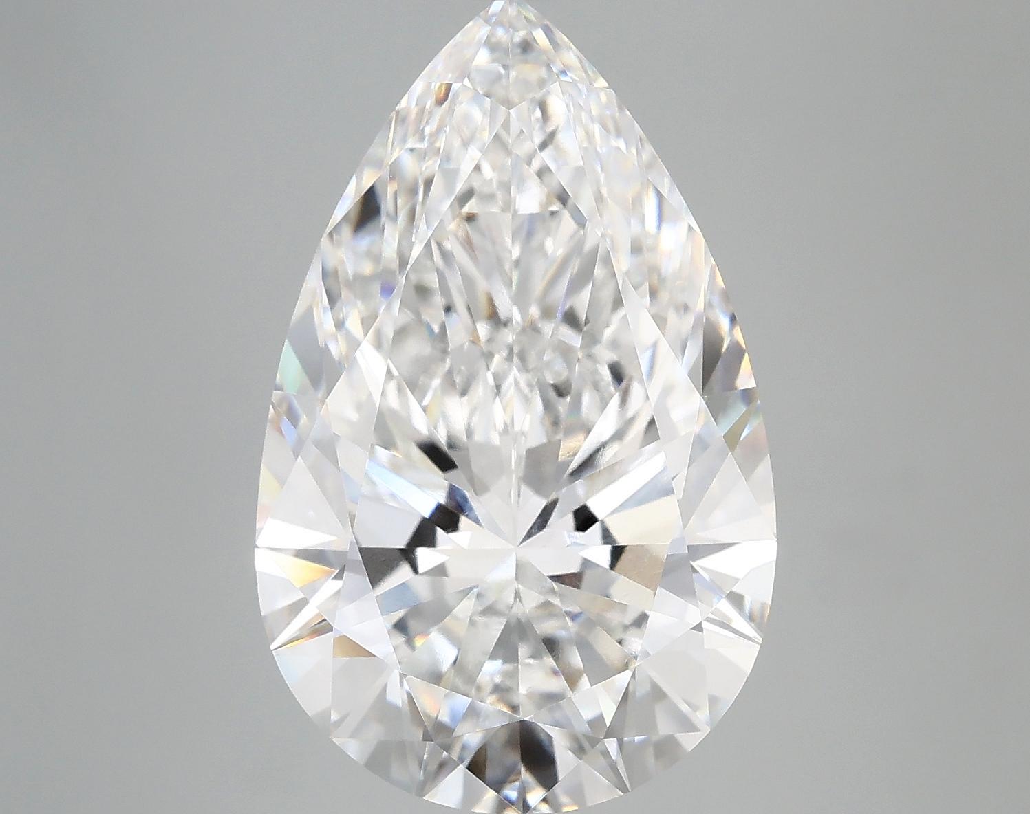 7.2 Carat Pear Shaped Ideal Cut VVS2 IGI Certified Lab Grown Diamond