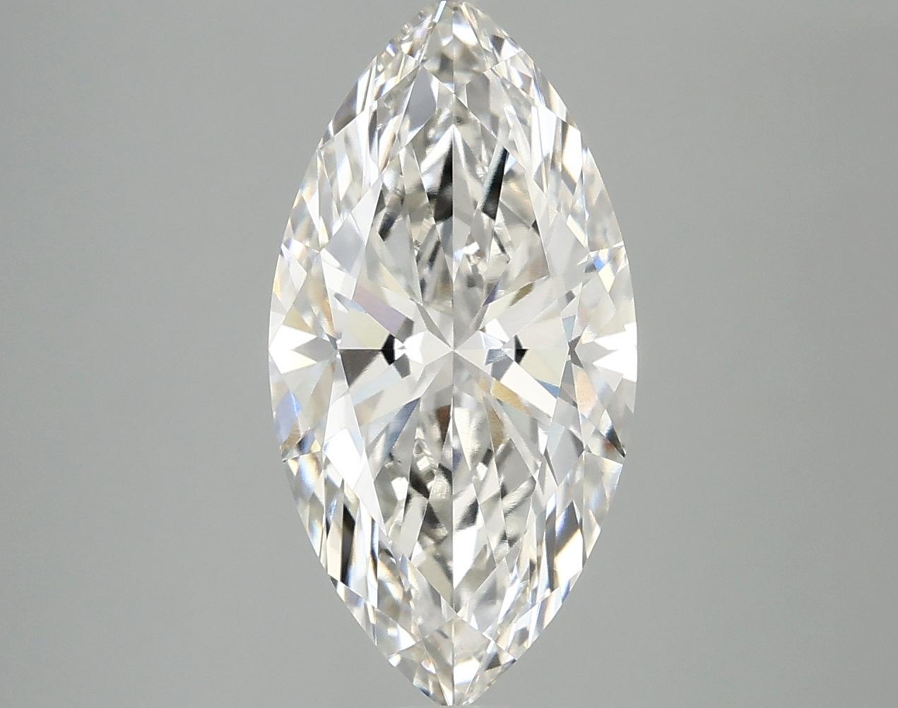3.09 Carat Marquise Shaped Ideal Cut VVS2 IGI Certified Lab Grown Diamond