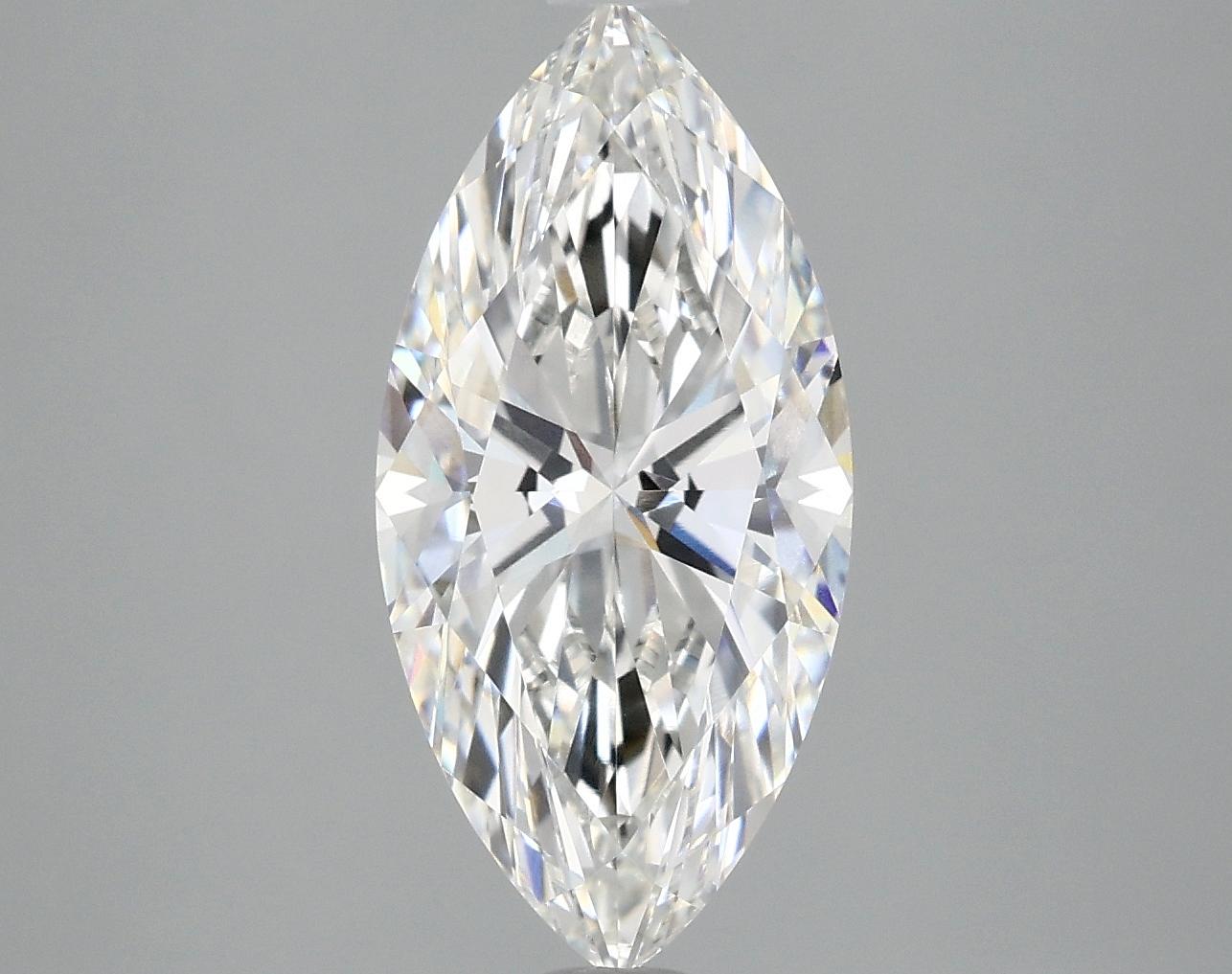 3.0 Carat Marquise Shaped Excellent Cut VVS1 IGI Certified Lab Grown Diamond